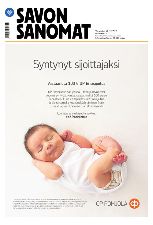 Savon Sanomat 18.12.2025