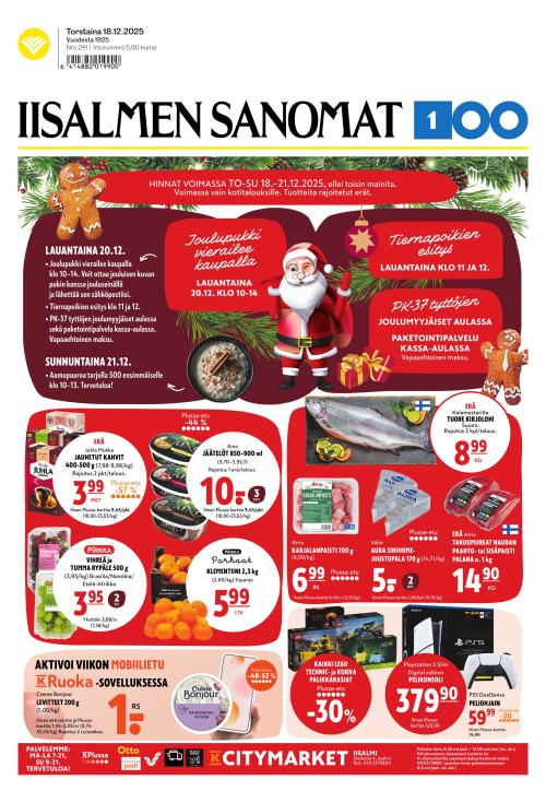 Iisalmen Sanomat 18.12.2025