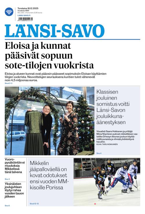 Länsi-Savo 18.12.2025
