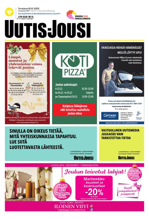 Uutis-Jousi 18.12.2025