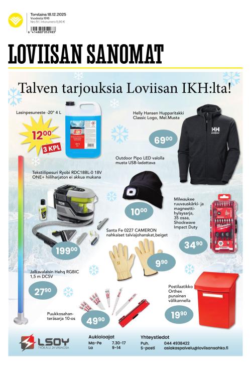 Loviisan Sanomat 18.12.2025