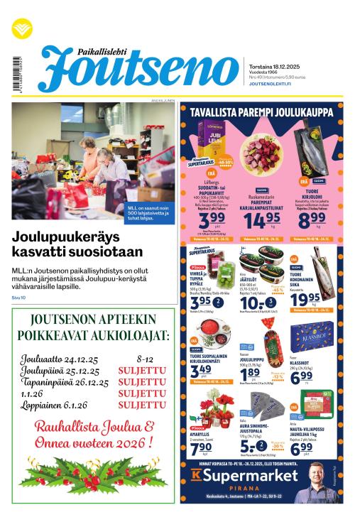 Paikallislehti Joutseno 18.12.2025