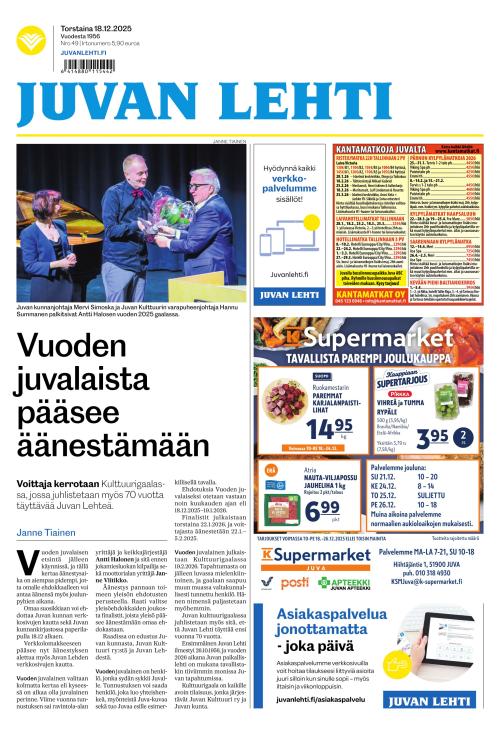 Juvan lehti 18.12.2025
