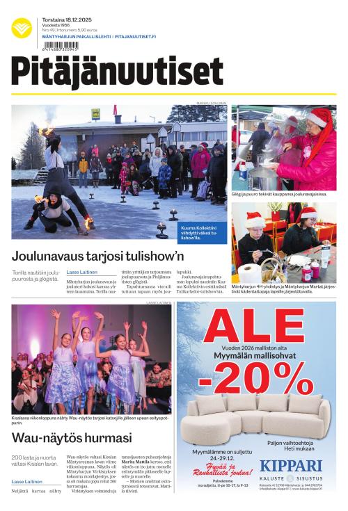 Pitäjänuutiset 18.12.2025