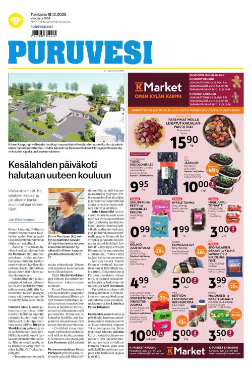 Puruvesi-lehti 18.12.2025