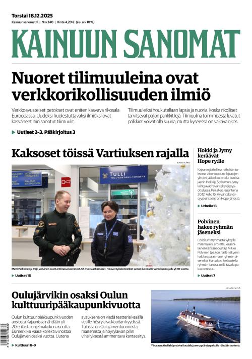 Kainuun Sanomat 18.12.2025