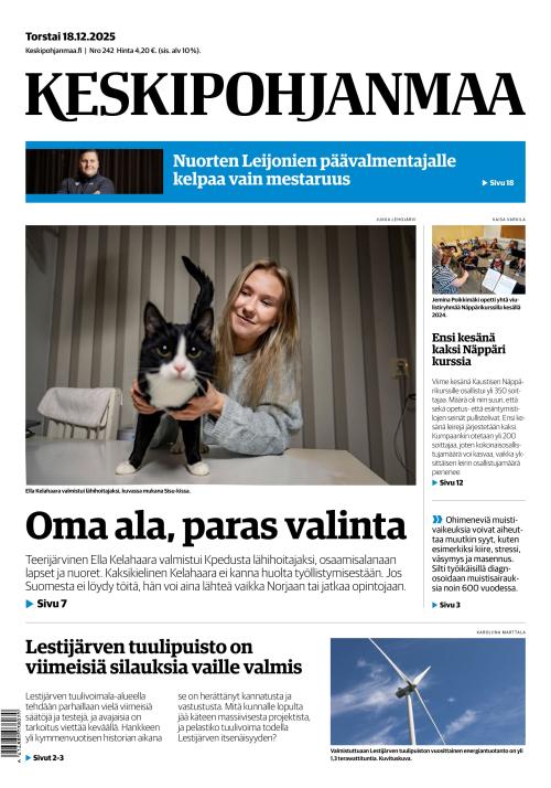 Keskipohjanmaa 18.12.2025