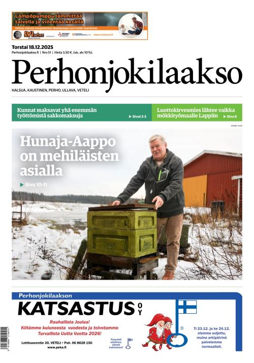 Perhonjokilaakso 18.12.2025