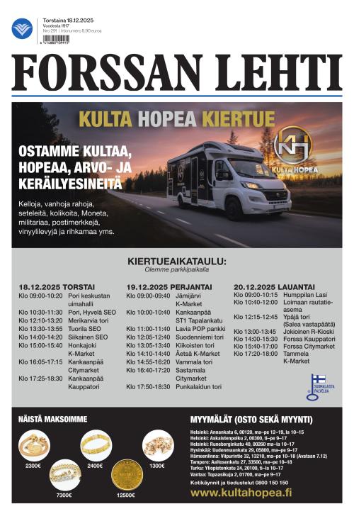 Forssan Lehti 18.12.2025