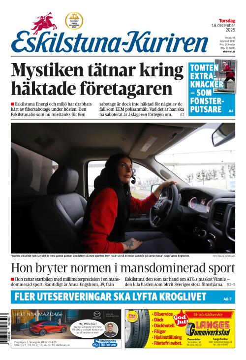 Eskilstuna-Kuriren 18.12.2025
