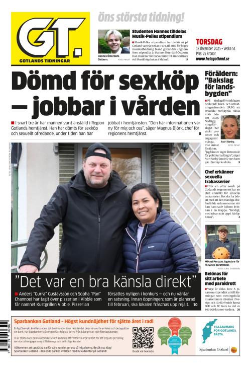 Gotlands Tidningar 18.12.2025