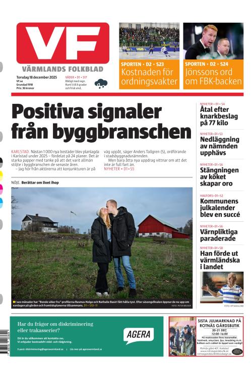 Värmlands Folkblad 18.12.2025
