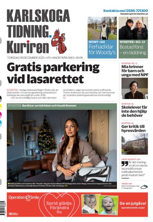 Karlskoga Tidning-Kuriren 18.12.2025