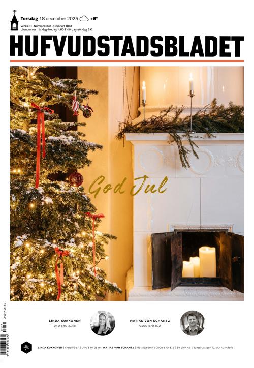 Hufvudstadsbladet 18.12.2025
