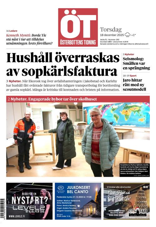 Österbottens Tidning 18.12.2025