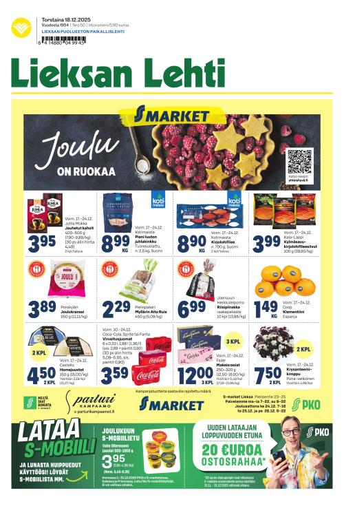 Lieksan Lehti 18.12.2025