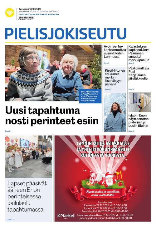 Pielisjokiseutu 18.12.2025