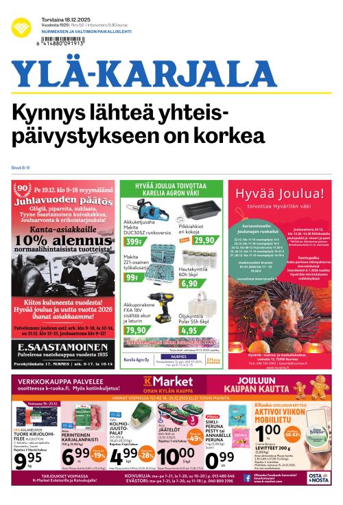 Ylä-Karjala 18.12.2025