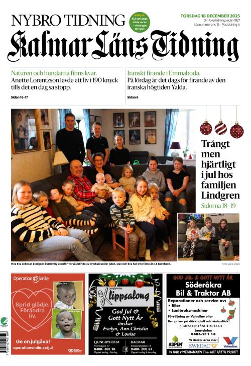 Kalmar Läns Tidning 18.12.2025