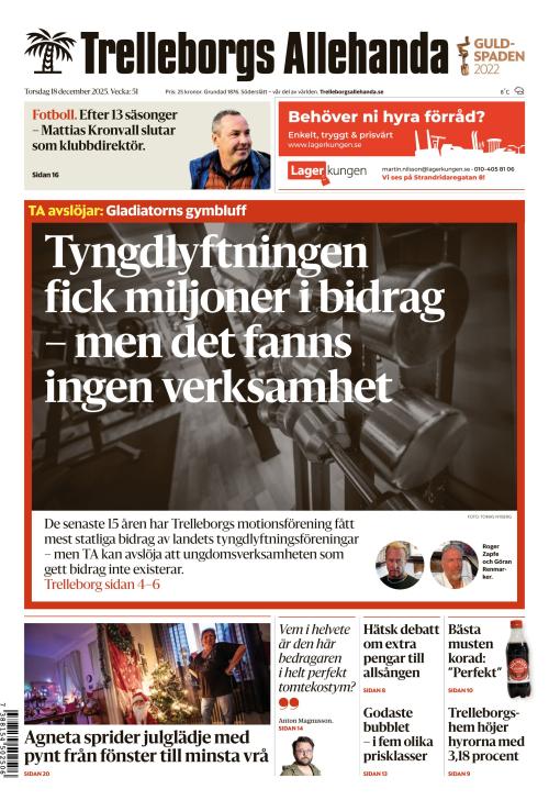 Trelleborgs Allehanda 18.12.2025