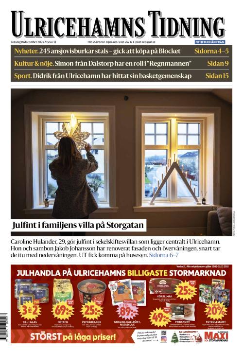 Ulricehamns Tidning 18.12.2025