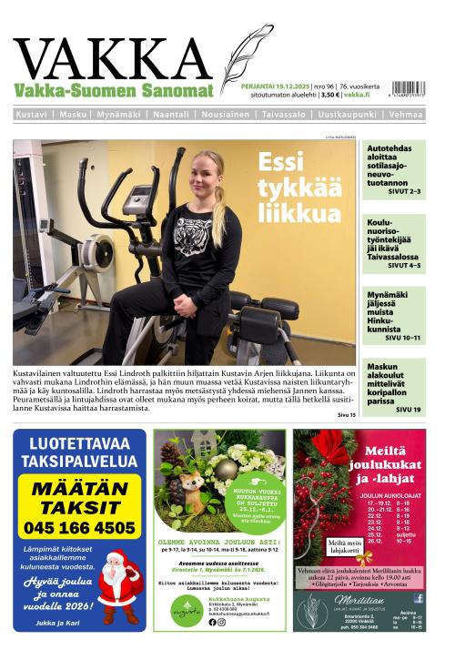 Vakka-Suomen Sanomat 19.12.2025