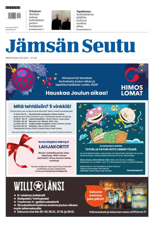 Jämsän Seutu ja Vekkari 19.12.2025