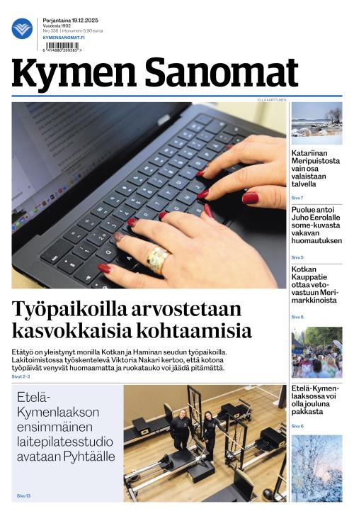 Kymen Sanomat 19.12.2025
