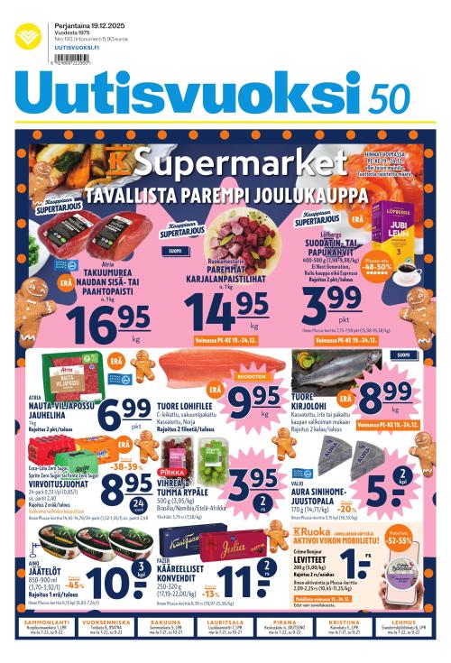 Uutisvuoksi 19.12.2025