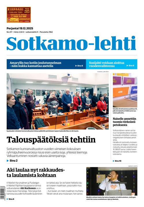 Sotkamo-lehti 19.12.2025