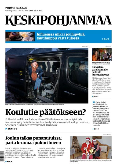 Keskipohjanmaa 19.12.2025