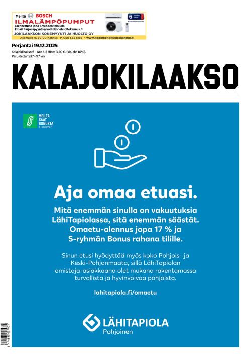 Kalajokilaakso ja Kalajaska 19.12.2025