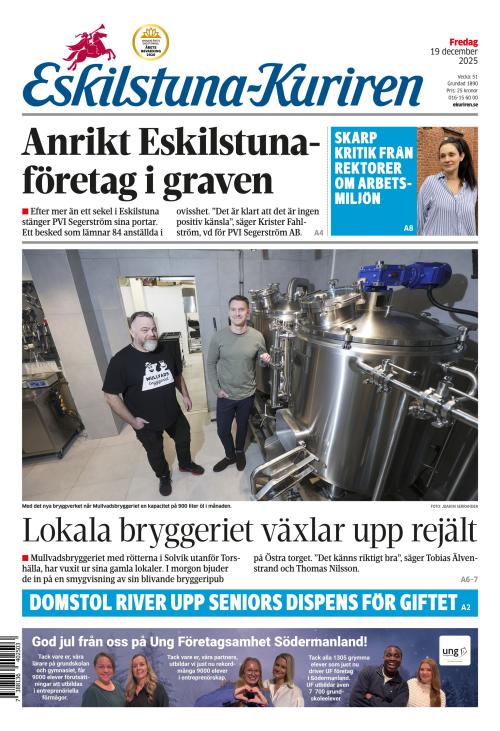 Eskilstuna-Kuriren 19.12.2025