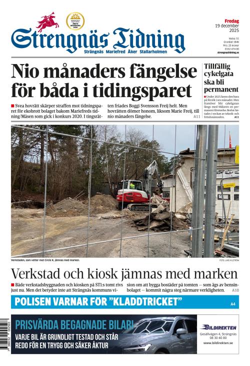 Strengnäs Tidning 19.12.2025