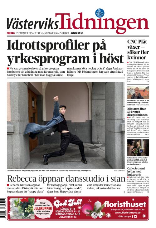 Västerviks-Tidningen 19.12.2025