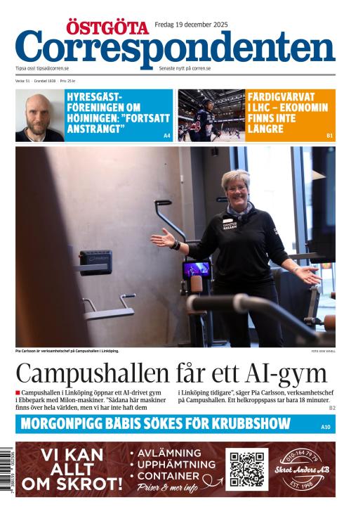 Östgöta Correspondenten 19.12.2025