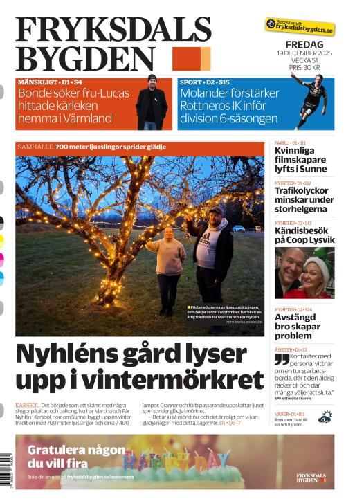 Fryksdals-Bygden 19.12.2025