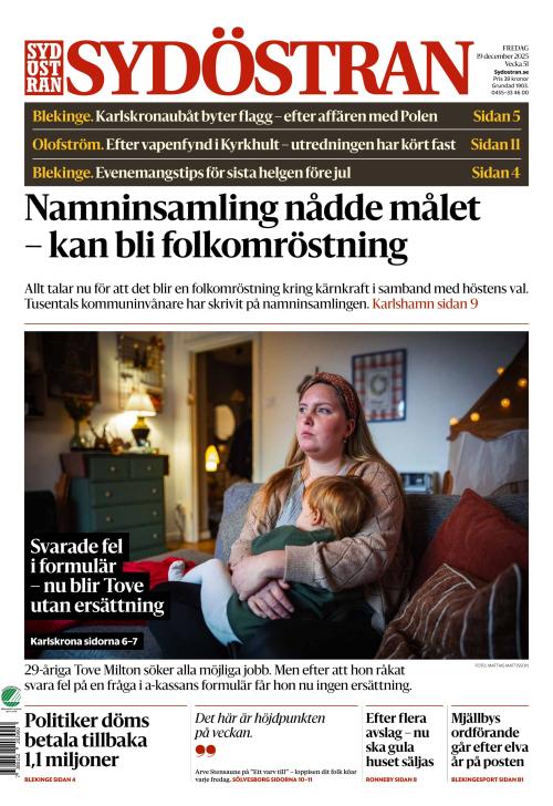 Sydöstran 19.12.2025