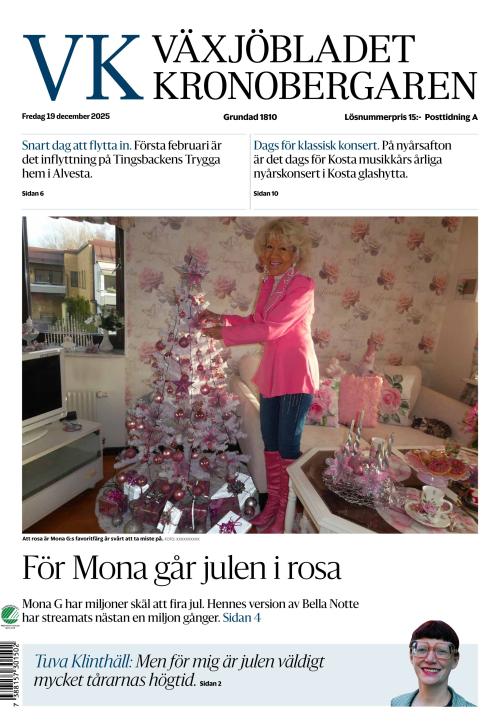 Växjöbladet Kronobergaren 19.12.2025