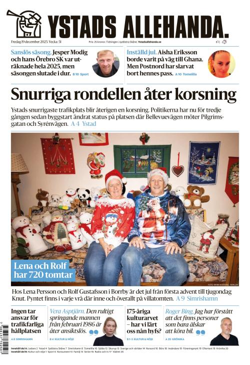 Ystads Allehanda 19.12.2025