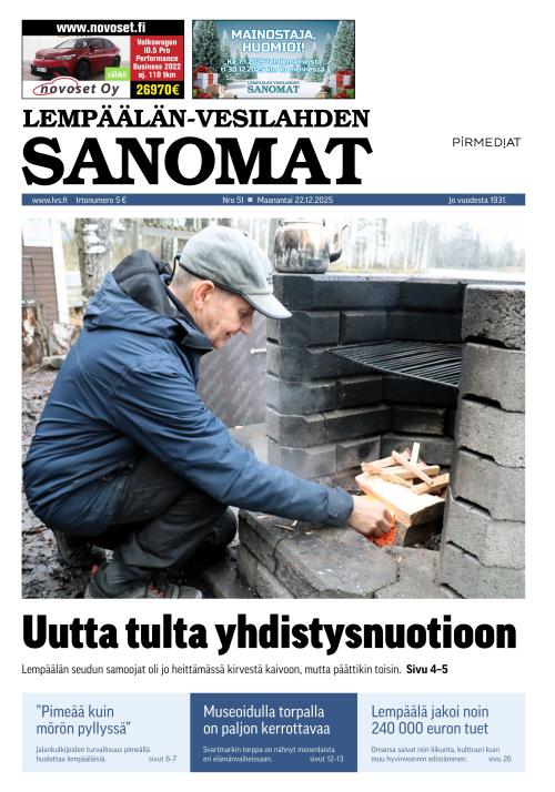 Lempäälän-Vesilahden Sanomat 22.12.2025
