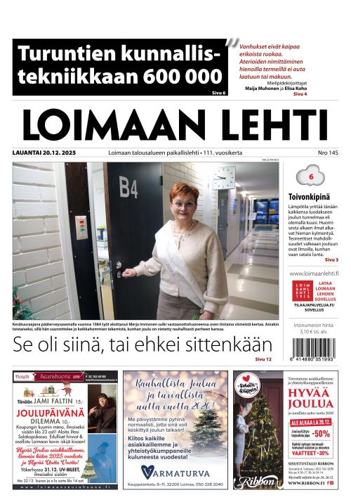 Loimaan Lehti 20.12.2025