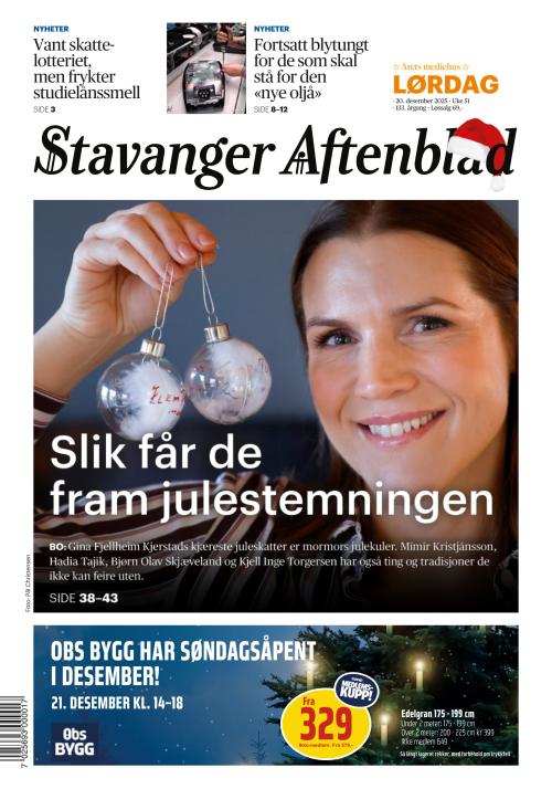 Stavanger Aftenblad (NO) 20.12.2025