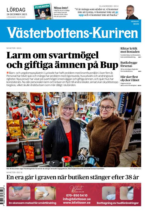 Västerbottens-Kuriren (SE) 20.12.2025