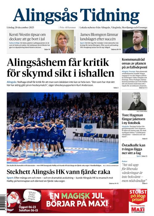 Alingsås Tidning 20.12.2025