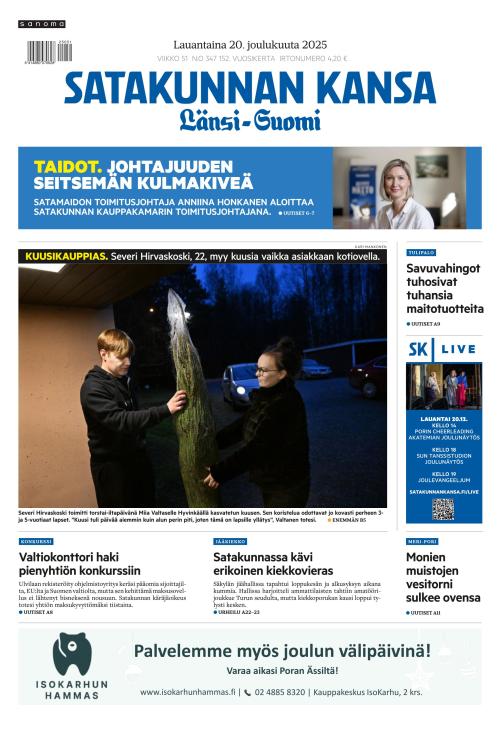 Satakunnan Kansa Länsi-Suomi 20.12.2025