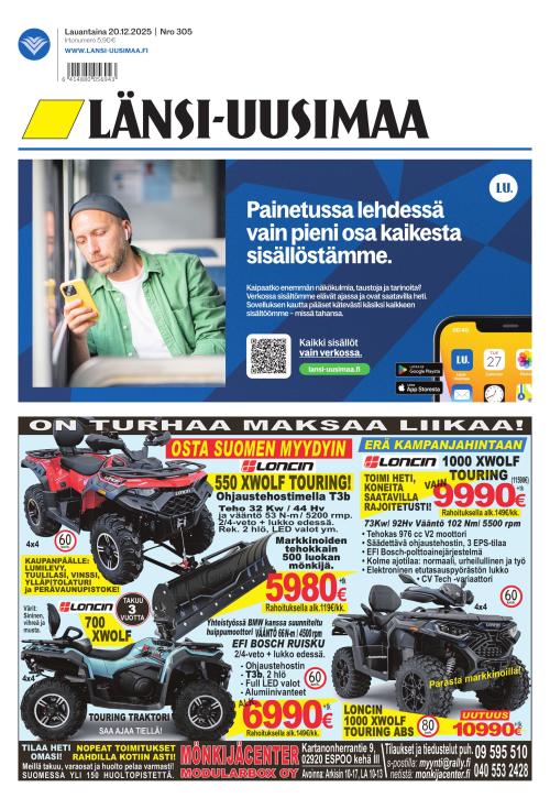 Länsi-Uusimaa 20.12.2025