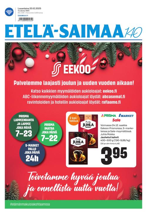 Etelä-Saimaa 20.12.2025