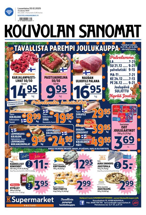 Kouvolan Sanomat 20.12.2025