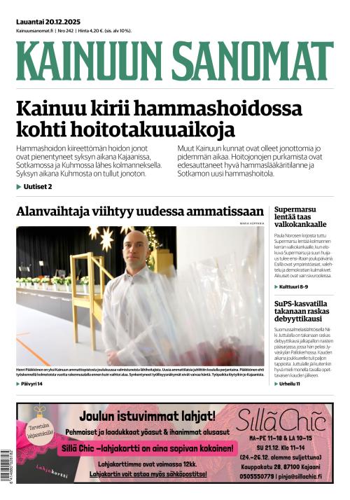 Kainuun Sanomat 20.12.2025
